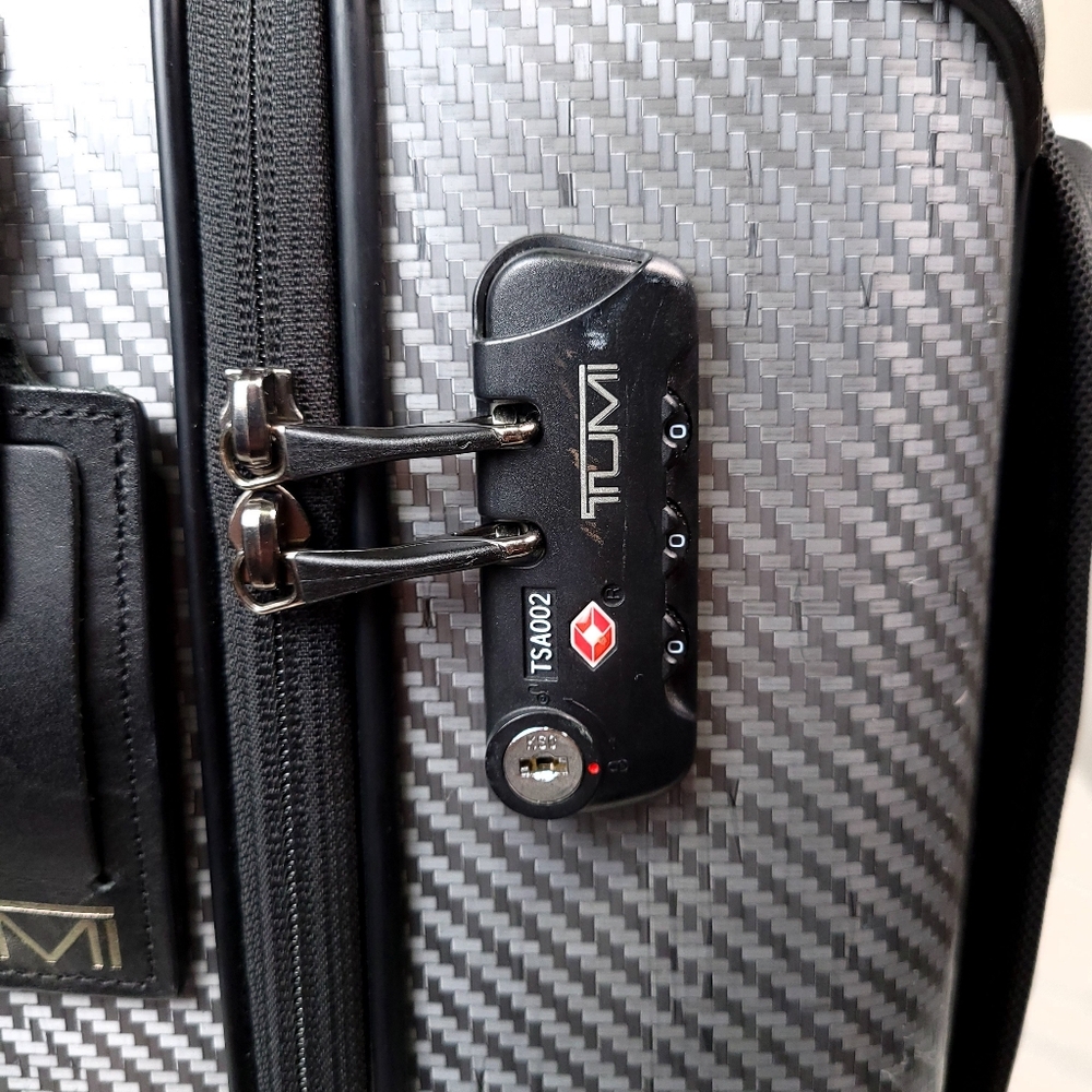 Tumi Graphite and Black Carry-On Luggage - Picture 8 of 16